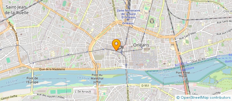 localisation de l'entreprise D S B IMMOBILIER  ORLEANS