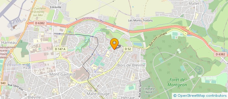 localisation de l'entreprise D S B TRANSPORT 76 à LE HAVRE