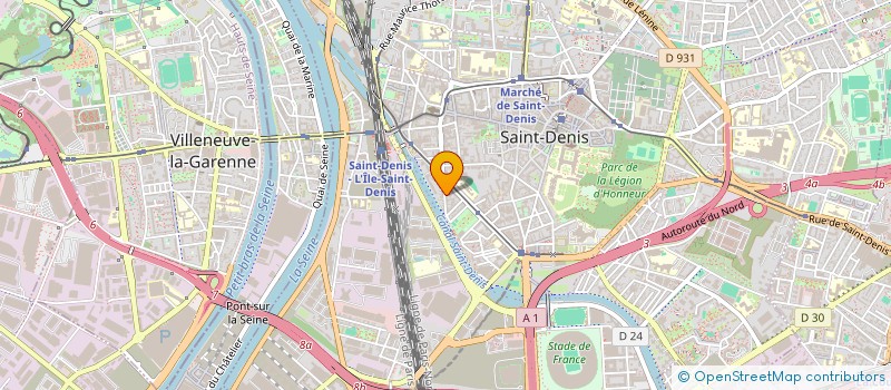 localisation de l'entreprise D.S BAT à SAINT-DENIS