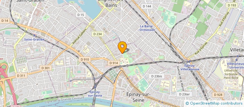 localisation de l'entreprise D.S. BAT à EPINAY-SUR-SEINE