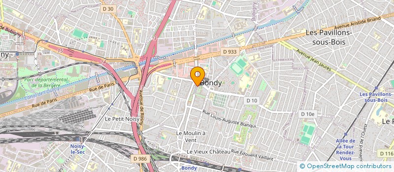 localisation de l'entreprise D.S BEAUTE à BONDY