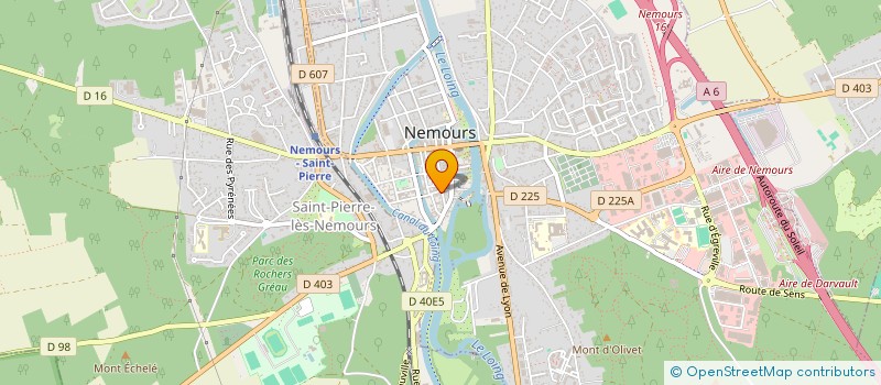 localisation de l'entreprise D.S.BEAUTY à NEMOURS