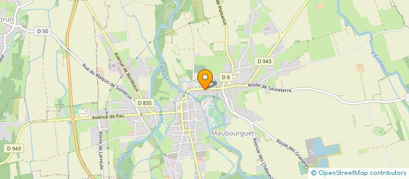 localisation de l'entreprise D.S.C.  MAUBOURGUET