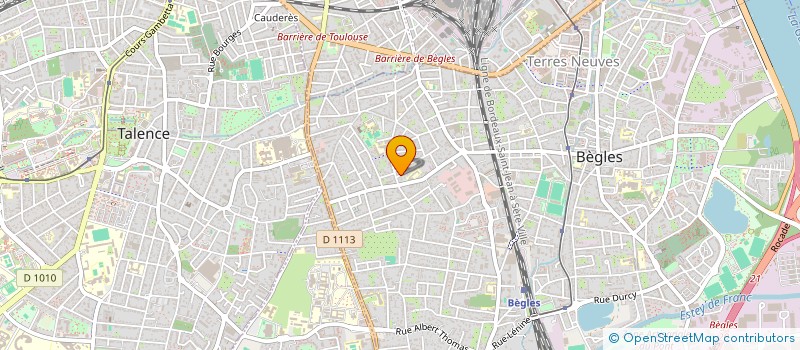 localisation de l'entreprise D.S.C. RENOV à BEGLES