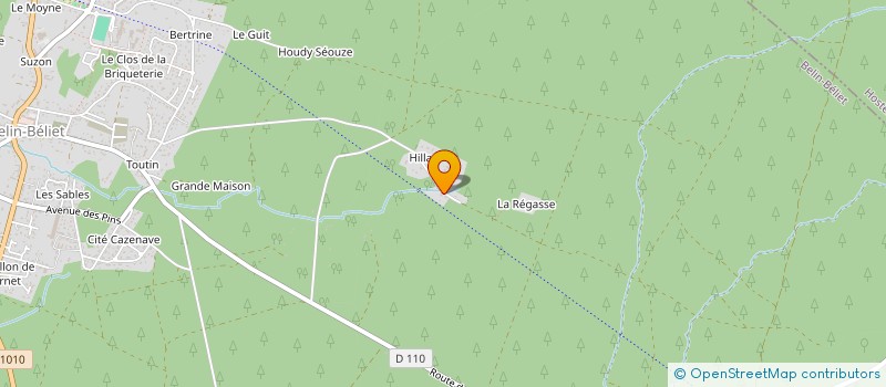 localisation de l'entreprise D.S CHOLLET  BELIN-BELIET