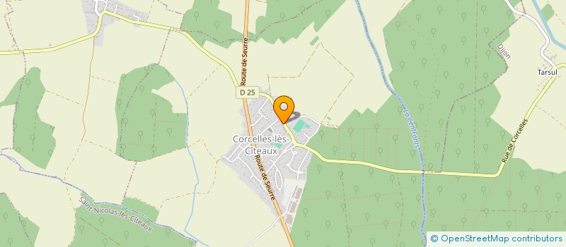 localisation de l'entreprise D'S CMC  CORCELLES-LES-CITEAUX