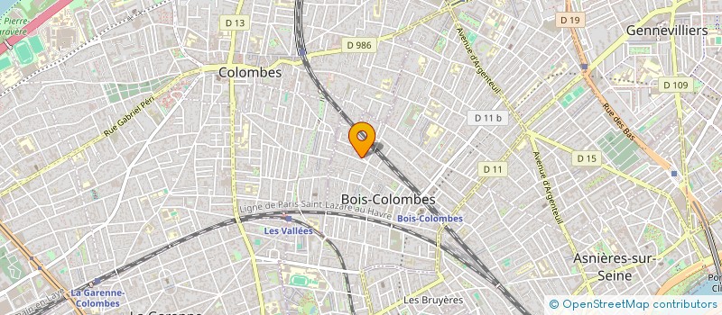 localisation de l'entreprise D S COIFFURE à BOIS-COLOMBES