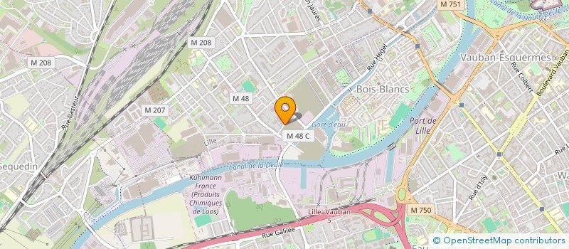 localisation de l'entreprise D.S CONSTRUCTIONS à LILLE