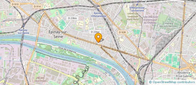 localisation de l'entreprise D.S. CONSULTING à EPINAY-SUR-SEINE