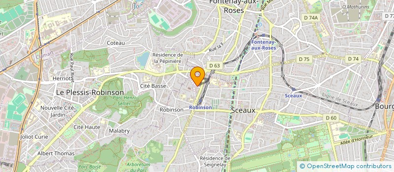 localisation de l'entreprise D&S CONSULTING à SCEAUX