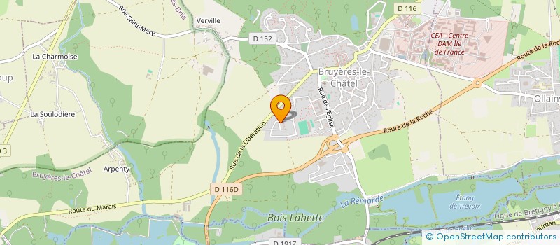 localisation de l'entreprise D&S CONSULTING DEVELOPPEMENT  BRUYERES-LE-CHATEL