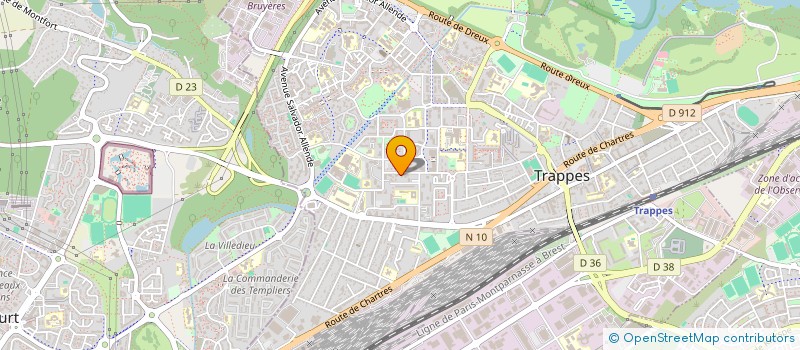 localisation de l'entreprise D.S CORPORATE à TRAPPES
