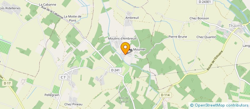 localisation de l'entreprise D.S. CREATION  GREZAC