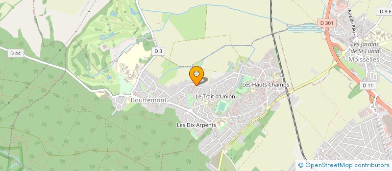 localisation de l'entreprise D.S.D  BOUFFEMONT