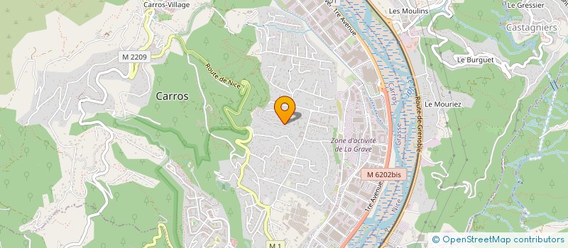 localisation de l'entreprise D.S.D à CARROS