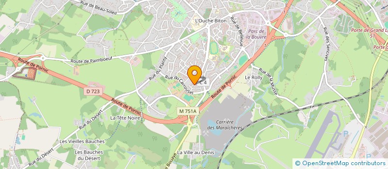 localisation de l'entreprise D.S.D à BOUGUENAIS