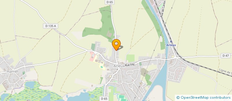 localisation de l'entreprise D S D CONFECTION  ARLEUX