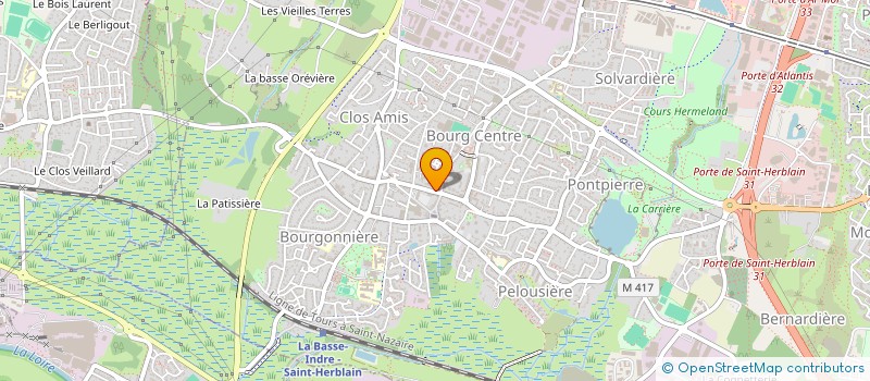 localisation de l'entreprise D.S. DIFFUSION  SAINT-HERBLAIN