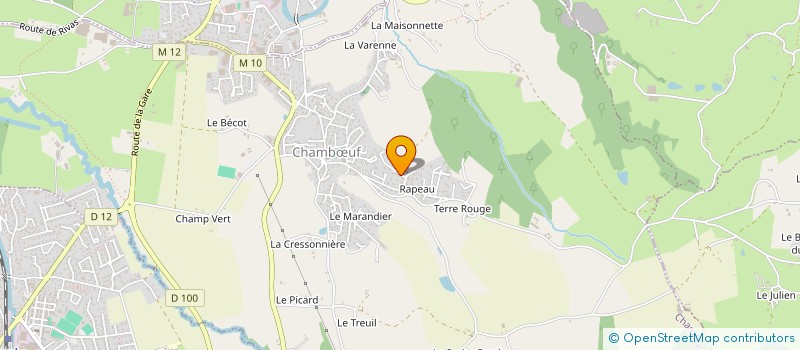 localisation de l'entreprise D.S.E. ENERGIES  CHAMBUF