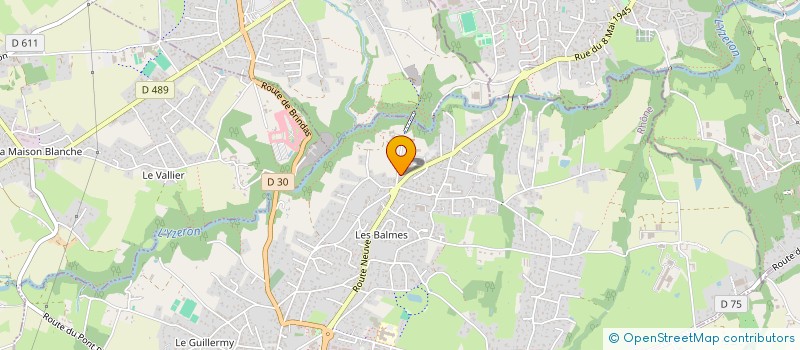 localisation de l'entreprise D.S.E IMMOBILIER  BRINDAS