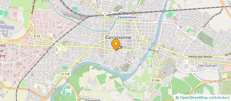 localisation de l'entreprise D.S.F à CARCASSONNE