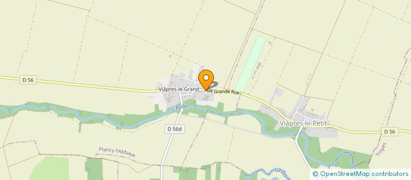 localisation de l'entreprise D.S.F.  PLANCY-L'ABBAYE