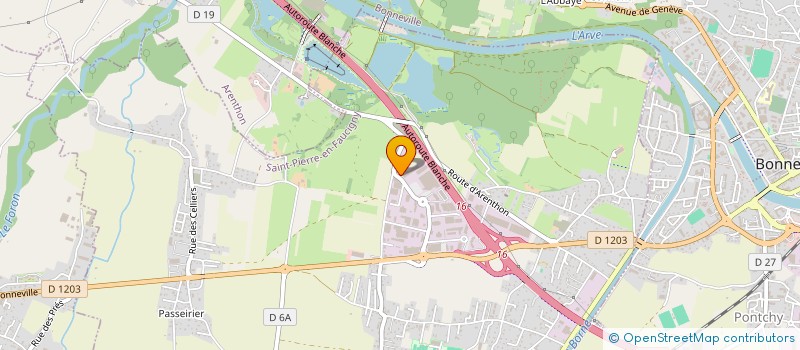 localisation de l'entreprise D.S.G. IMMOBILIER  SAINT-PIERRE-EN-FAUCIGNY