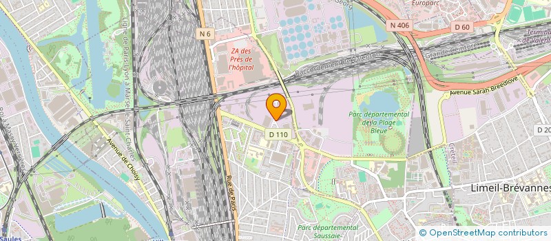 localisation de l'entreprise D.S.I. à VILLENEUVE-SAINT-GEORGES