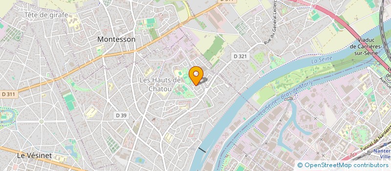 localisation de l'entreprise D&S IMMOBILIER  CHATOU