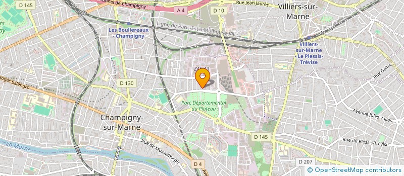 localisation de l'entreprise D.S IMMOBILIER  CHAMPIGNY-SUR-MARNE