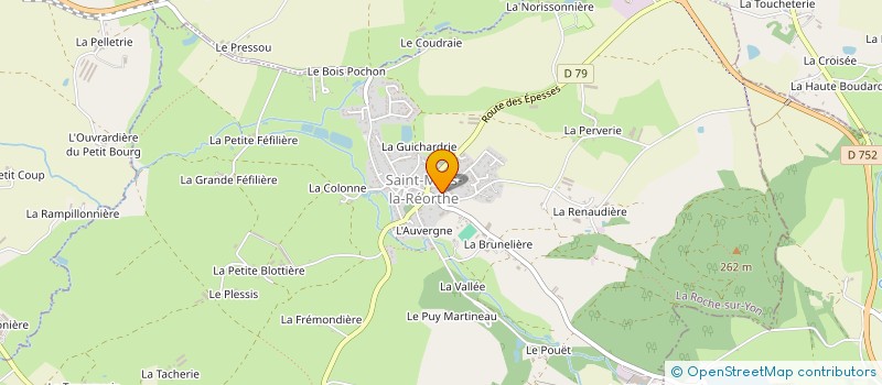 localisation de l'entreprise D&S IMMOBILIER  SAINT-MARS-LA-REORTHE