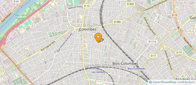 localisation de l'entreprise D&S INTERNATIONAL à COLOMBES