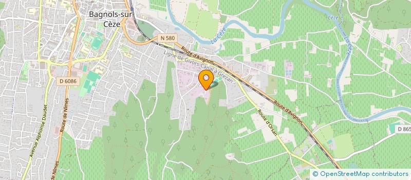 localisation de l'entreprise D&S INVEST  BAGNOLS-SUR-CEZE