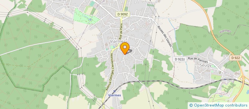 localisation de l'entreprise D.S.L.  VIARMES