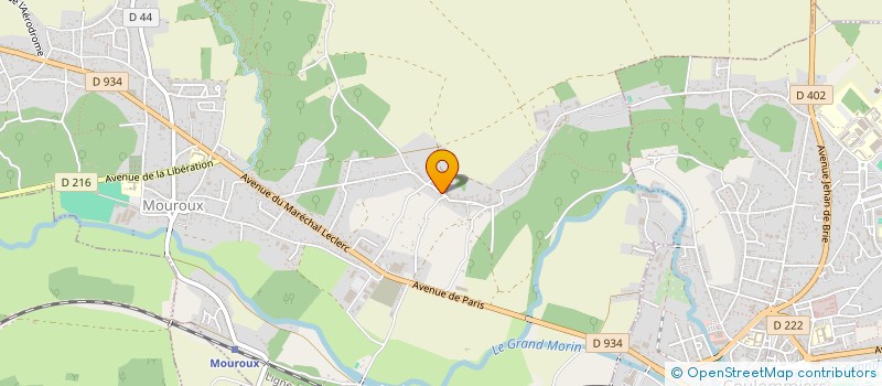 localisation de l'entreprise D S L SOC EN NOM COLLECTIF  MOUROUX