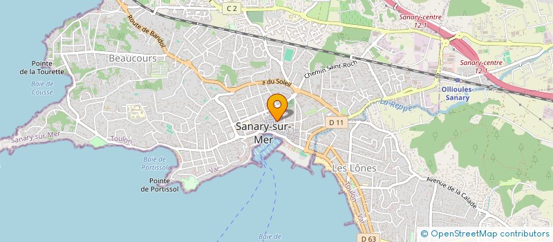 localisation de l'entreprise D.S.M.6 à SANARY-SUR-MER