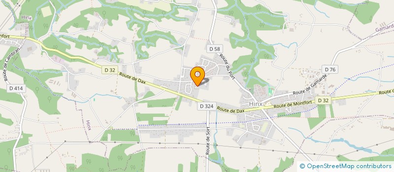 localisation de l'entreprise D.S.M  HINX