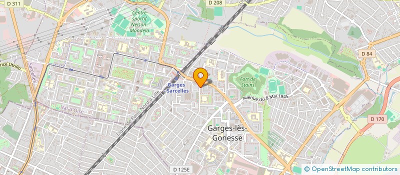 localisation de l'entreprise D.S.N TRANSPORT  GARGES-LES-GONESSE