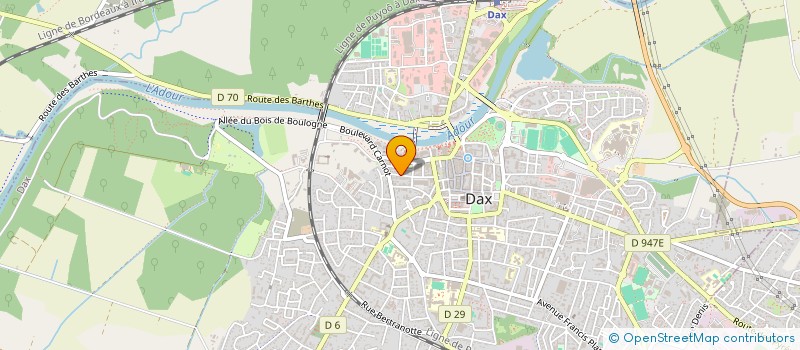 localisation de l'entreprise D S P  DAX
