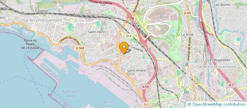 localisation de l'entreprise D.S.P à MARSEILLE