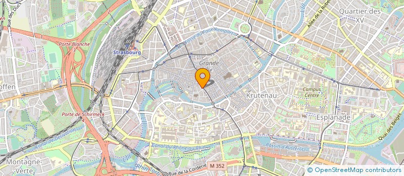 localisation de l'entreprise D.S.P.  STRASBOURG