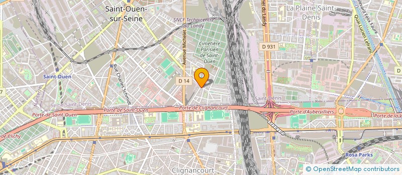 localisation de l'entreprise D S P BATI à SAINT-OUEN-SUR-SEINE