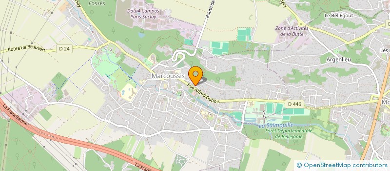 localisation de l'entreprise D.S.P DEPANNAGE SERVICE PLOMBERIE  MARCOUSSIS