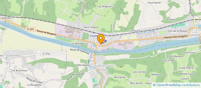 localisation de l'entreprise D.S.P. DISTRIBUTION SERVICE PACKAGING  LALINDE