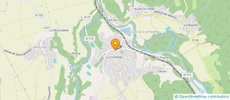 localisation de l'entreprise D.S.P SANTE  AUZAT-LA-COMBELLE