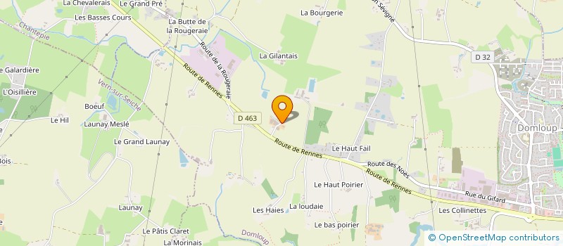 localisation de l'entreprise D.S. PLAQUES  DOMLOUP