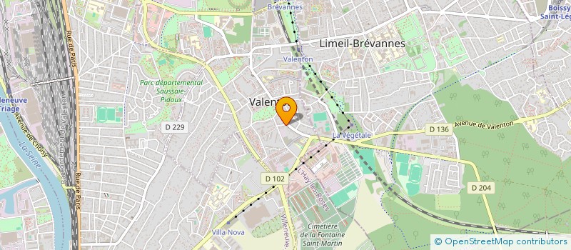 localisation de l'entreprise D&S PRO à VALENTON