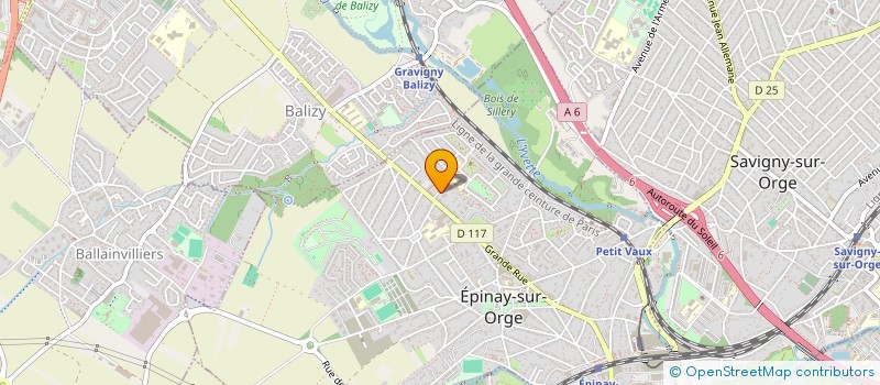 localisation de l'entreprise D.S. PRO BATIMENT à EPINAY-SUR-ORGE