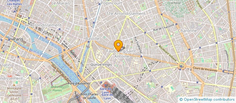 localisation de l'entreprise D.S.R  PARIS 11