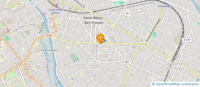 localisation de l'entreprise D S R à SAINT-MAUR-DES-FOSSES